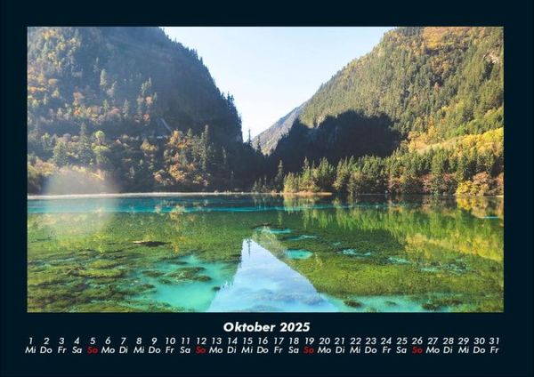 Produktbild: Die Seen der Erde 2025 Fotokalender DIN A4