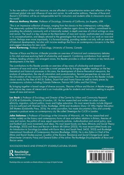 Produktbild: Theories of Race and Racism