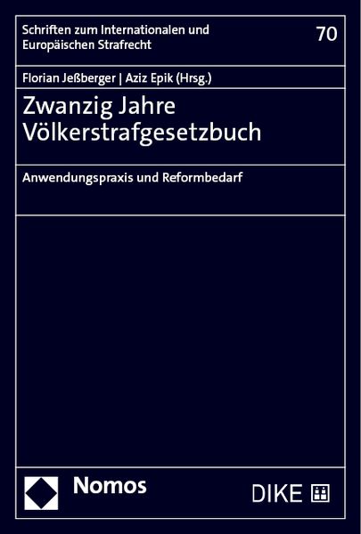 Produktbild: Zwanzig Jahre V&ouml;lkergesetzbuch