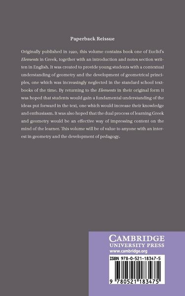 Produktbild: Euclid in Greek