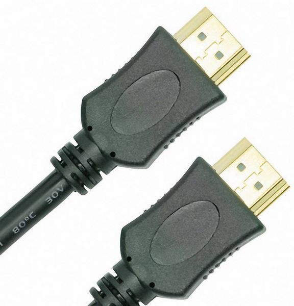 Produktbild: JouJye HDMI Anschlusskabel HDMI-A Stecker, HDMI-A Stecker 1.50m Schwarz AVC 200-1,5m 4K UHD, Audio Return Channel, vergoldete