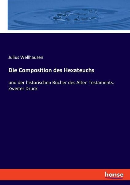 Produktbild: Die Composition des Hexateuchs