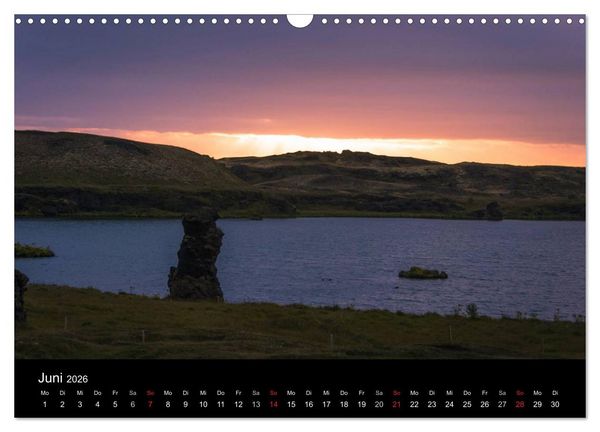 Produktbild: Island (Wandkalender 2026 DIN A3 quer), CALVENDO Monatskalender
