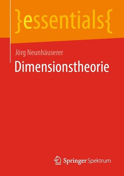 Produktbild: Dimensionstheorie