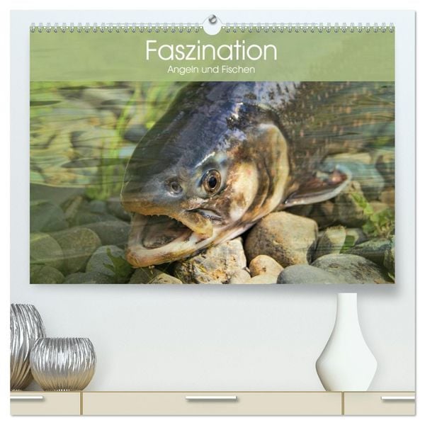 Produktbild: Faszination Angeln und Fischen (hochwertiger Premium Wandkalender 2026 DIN A2 quer), Kunstdruck in Hochglanz