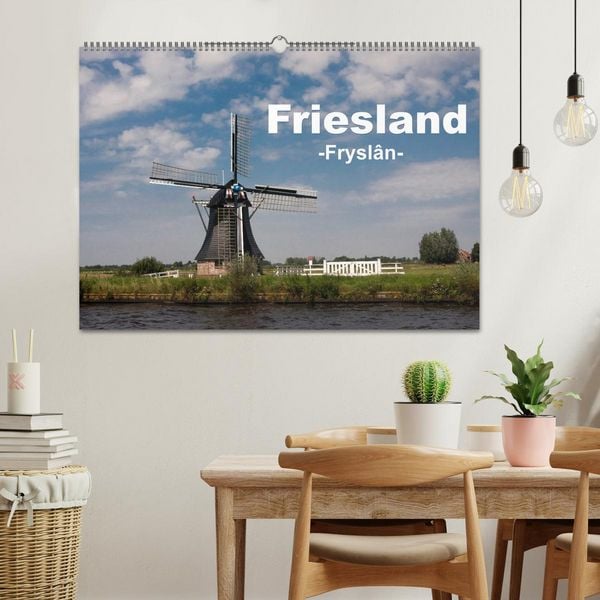 Produktbild: Friesland - Fryslan (Wandkalender 2026 DIN A2 quer), CALVENDO Monatskalender
