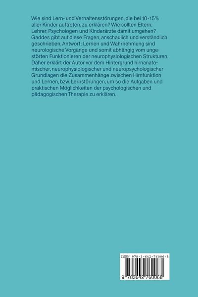 Produktbild: Lernst&ouml;rungen und Hirnfunktion