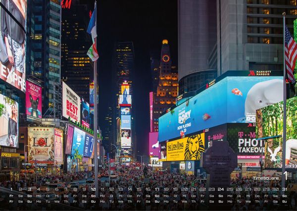 Produktbild: New York - die Stadt, die niemals schl&auml;ft - 2027 - Kalender DIN A3