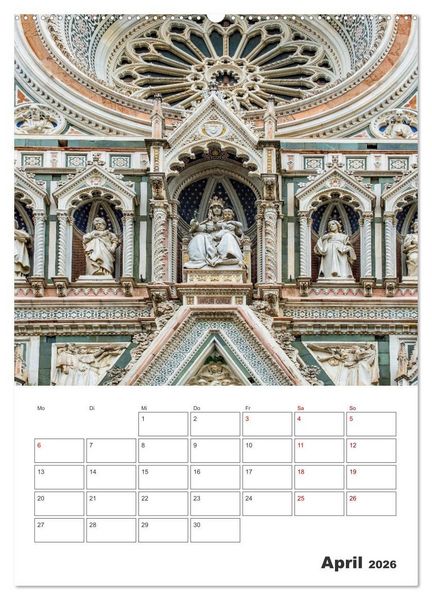 Produktbild: Florenz - Stadt mit besonderem Zauber (hochwertiger Premium Wandkalender 2026 DIN A2 hoch), Kunstdruck in Hochglanz