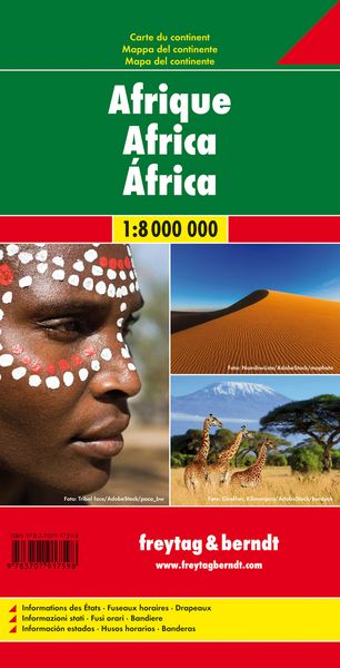 Produktbild: freytag & berndt Stra&szlig;enkarte Afrika 1:9 Mio.