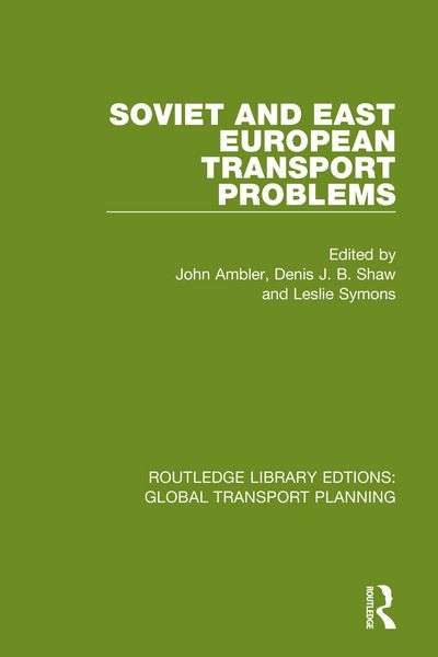 Produktbild: Soviet and East European Transport Problems