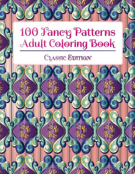 Produktbild: 100 Fancy Patterns Adult Coloring Book