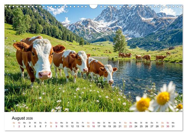 Produktbild: Tierische Jahreszeiten (Wandkalender 2026 DIN A3 quer), CALVENDO Monatskalender