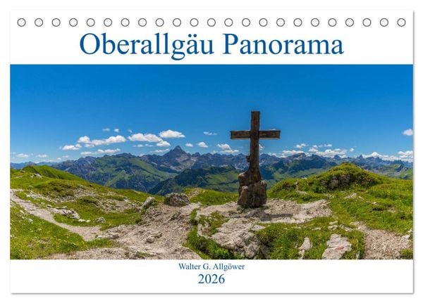 Produktbild: Oberallg&auml;u Panorama (Tischkalender 2026 DIN A5 quer), CALVENDO Monatskalender