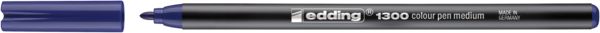 Produktbild: edding 1300 Fasermaler medium blau