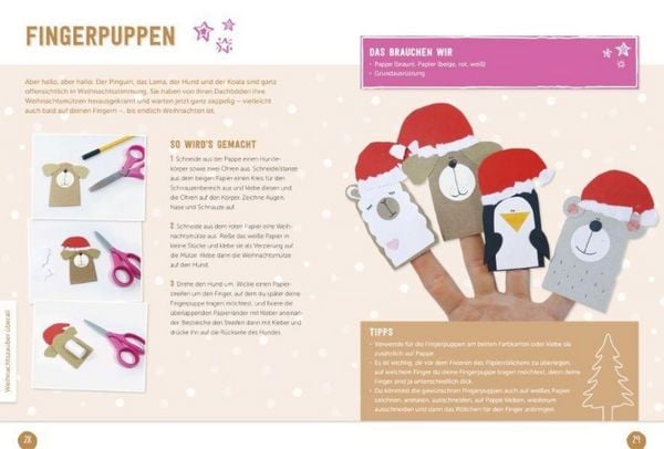 Produktbild: Bunte Weihnachtsbastelei