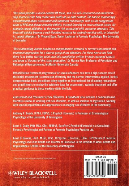Produktbild: Assessment and Treatment of Sex Offender