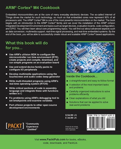 Produktbild: ARM&reg; Cortex&reg; M4 Cookbook