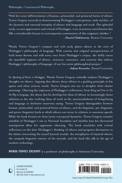 Produktbild: Speaking of Silence in Heidegger