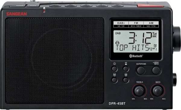 Produktbild: Sangean Tischradio DAB+, AM, FM DAB+, Bluetooth&reg; Schwarz