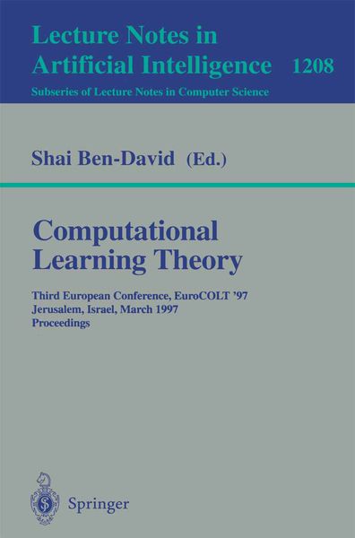 Produktbild: Computational Learning Theory