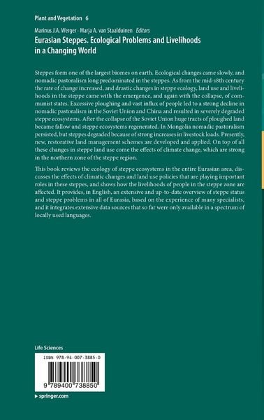 Produktbild: Eurasian Steppes. Ecological Problems and Livelihoods in a Changing World