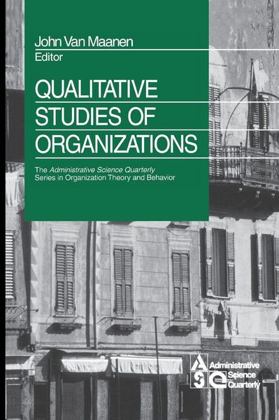 Produktbild: Qualitative Studies of Organizations