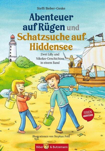 Produktbild: Abenteuer auf R&uuml;gen und Schatzsuche auf Hiddensee - Zwei Lilly und Nikolas-Geschichten in einem Band