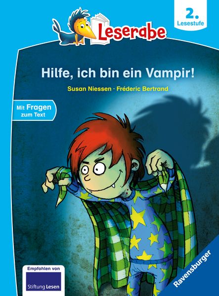 Produktbild: Leserabe 2. Lesestufe - Hilfe, ich bin ein Vampir!