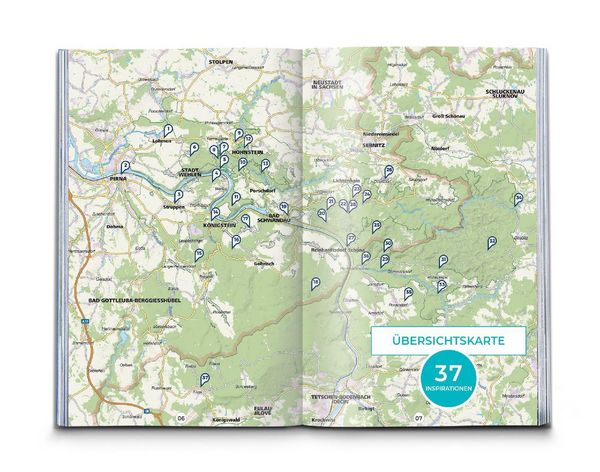 Produktbild: KOMPASS Inspiration S&auml;chsische Schweiz & B&ouml;hmische Schweiz