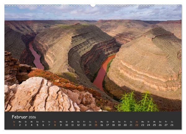 Produktbild: Die Canyons der USA (Wandkalender 2026 DIN A2 quer), CALVENDO Monatskalender