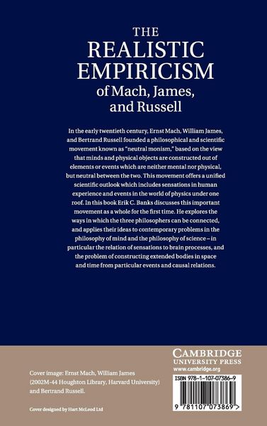 Produktbild: The Realistic Empiricism of Mach, James, and Russell