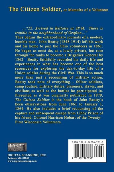 Produktbild: The Citizen-Soldier; Or, Memoirs Of A Volunteer.