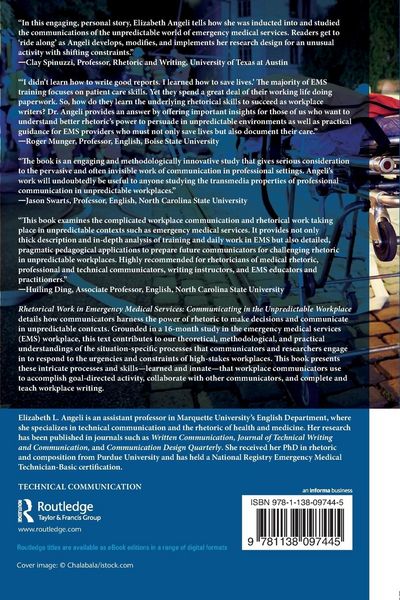 Produktbild: Rhetorical Work in Emergency Medical Services