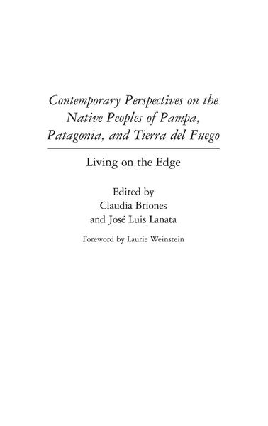 Produktbild: Contemporary Perspectives on the Native Peoples of Pampa, Patagonia, and Tierra del Fuego