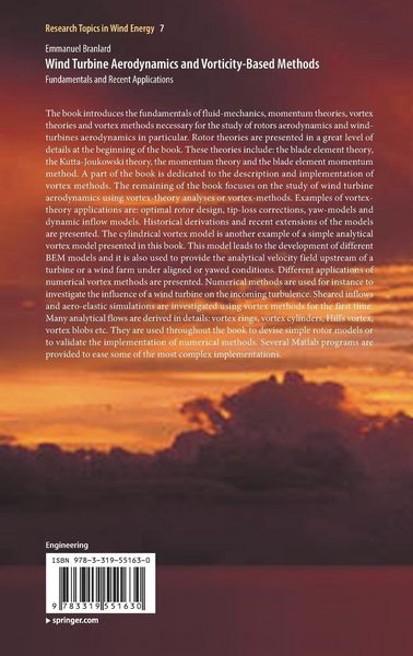 Produktbild: Wind Turbine Aerodynamics and Vorticity-Based Methods