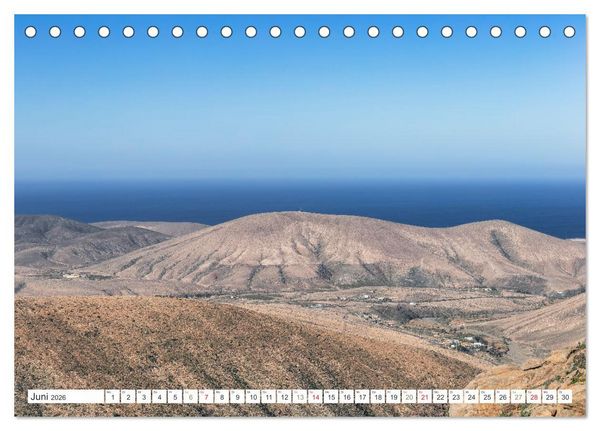 Produktbild: Fuerteventura - W&uuml;stenzauber und Meeresrauschen (Tischkalender 2026 DIN A5 quer), CALVENDO Monatskalender