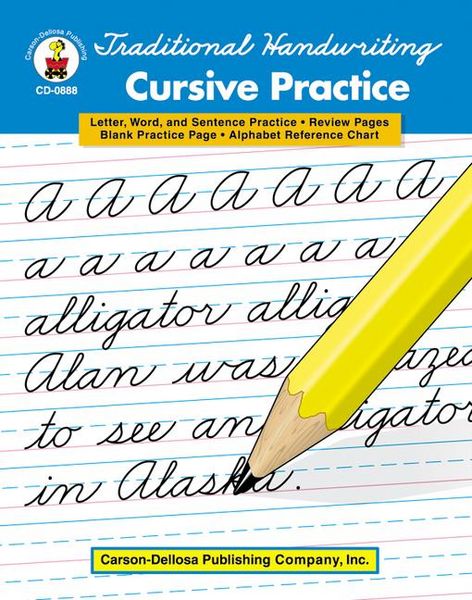 Produktbild: Traditional Handwriting: Cursive Practice, Grades 2 - 5