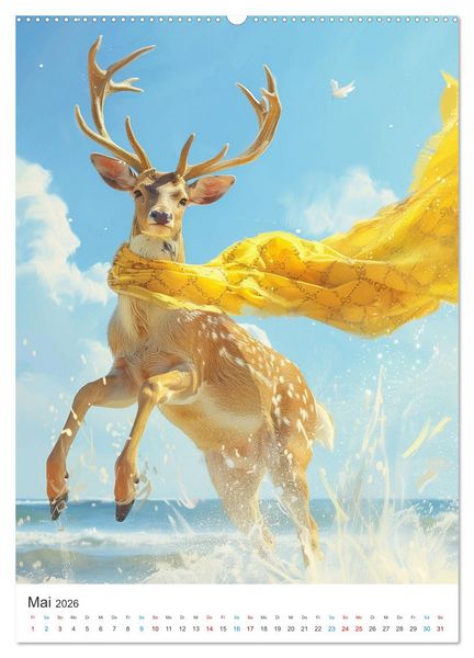 Produktbild: Tierische Sommerfreunde (hochwertiger Premium Wandkalender 2026 DIN A2 hoch), Kunstdruck in Hochglanz