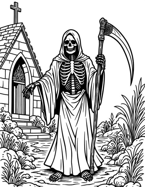 Produktbild: Fluch der Finsternis - Malbuch f&uuml;r Erwachsene - Halloween, Vampire, Untote, Zombies