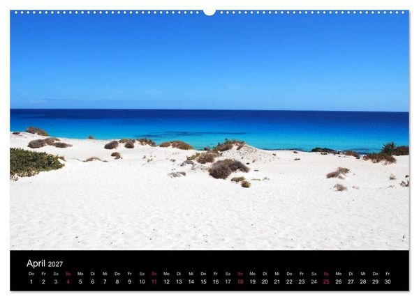Produktbild: Fuerteventura (Wandkalender 2027 DIN A2 quer), CALVENDO Monatskalender