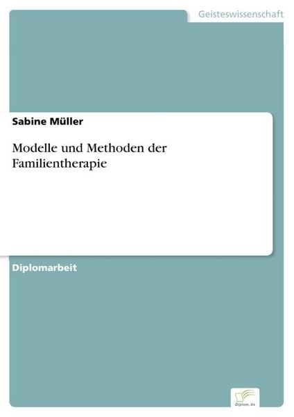 Produktbild: Modelle und Methoden der Familientherapie