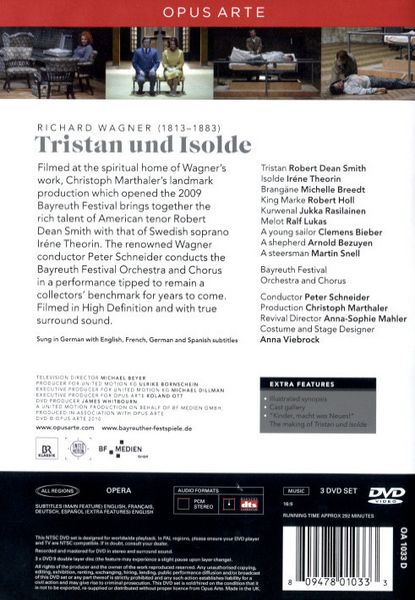 Produktbild: Richard Wagner - Tristan und Isolde [3 DVDs]