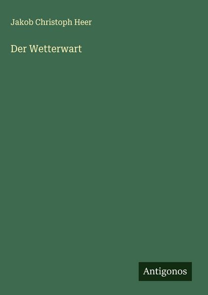 Produktbild: Der Wetterwart