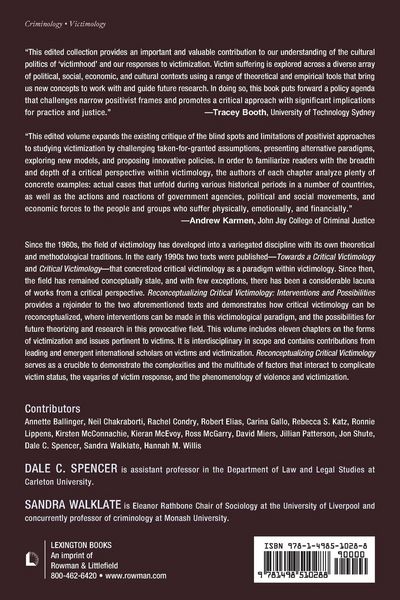 Produktbild: Reconceptualizing Critical Victimology