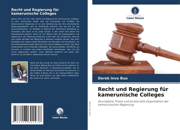 Produktbild: Recht und Regierung f&uuml;r kamerunische Colleges
