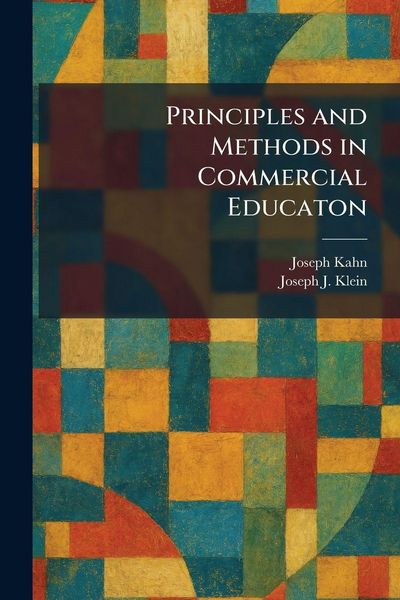Produktbild: Principles and Methods in Commercial Educaton