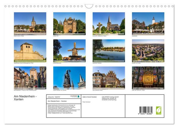 Produktbild: Am Niederrhein - Xanten (Wandkalender 2026 DIN A3 quer), CALVENDO Monatskalender