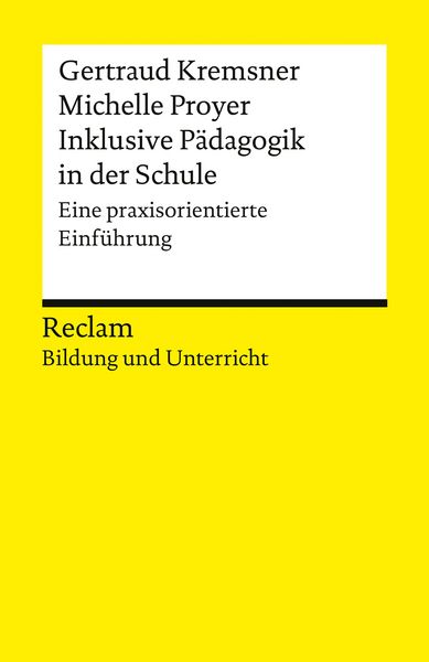 Produktbild: Inklusive P&auml;dagogik in der Schule. Eine praxisorientierte Einf&uuml;hrung.