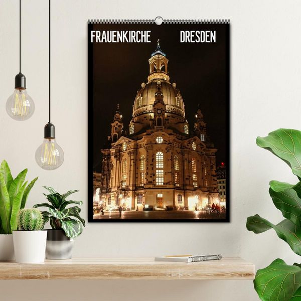 Produktbild: Frauenkirche Dresden (Wandkalender 2026 DIN A2 hoch), CALVENDO Monatskalender